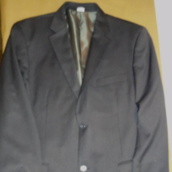 2 BUTTON ANGELO ROSSI OS2 DESIGNER SUIT JACKET MENS 02 NAVY BLUE 45XL LD 6952